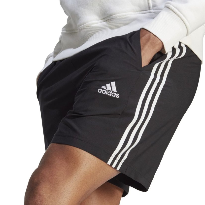 adidas Essentials 3-Stripes Shorts BLACK/WHITE