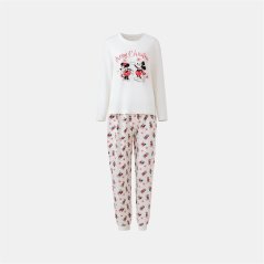 Character Ladies Disney Xmas Family Cotton Pyjamas Mickey