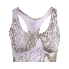 adidas Women's Medium Impact Sports Bra Purple Glow