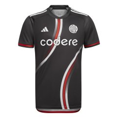 adidas River Plate Third Shirt 2024 2025 Adults Grey/Red