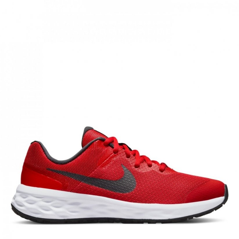 Nike Revolution 6 Junior Running Shoes Red/Black
