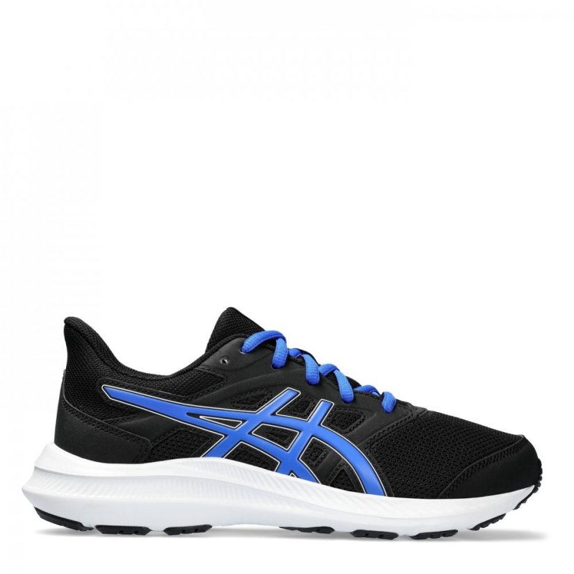 Asics Jolt 4 Running Shoes Junior Black/Blue