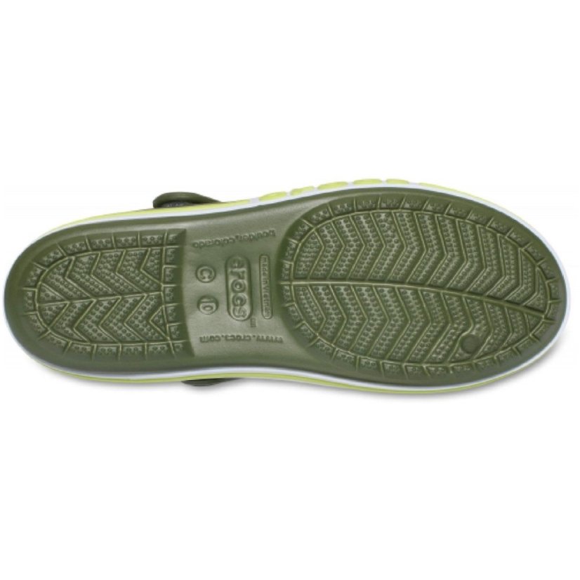 Crocs Unisex Kids Bayaband Clogs Army Green