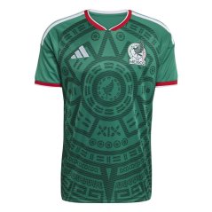 adidas Mexico Home Shirt World Cup 2026 Mens Green/White