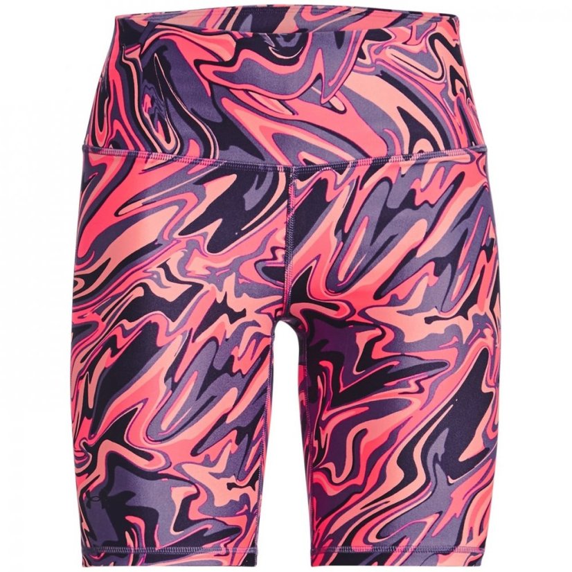 Under Armour HeatGear Bike Shorts Womens Posh Pink