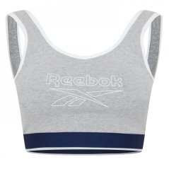 Reebok Cotton Bralette Med Grey Hthr