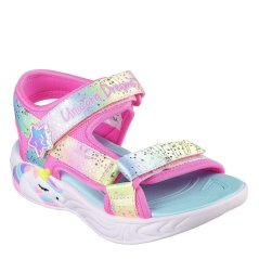 Skechers Unicorn Dreams Sandal Flat Sandals Girls Pink/Multi