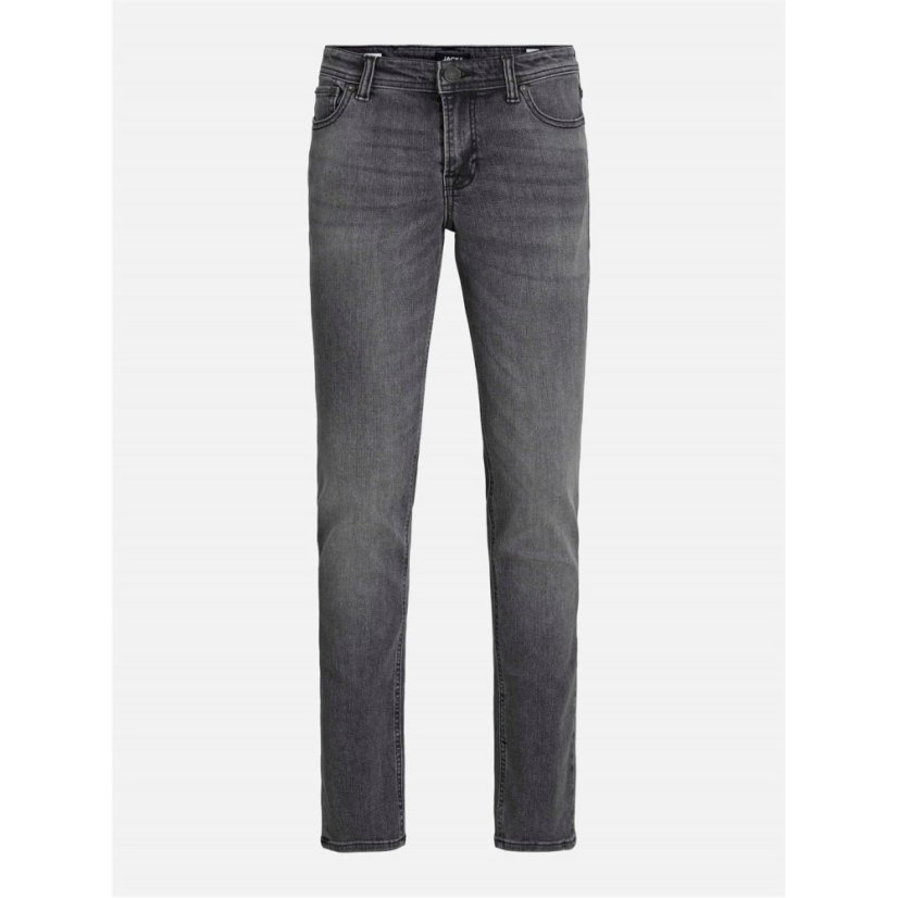 Jack and Jones Glenn Slim Jeans Junior Boys Black Denim