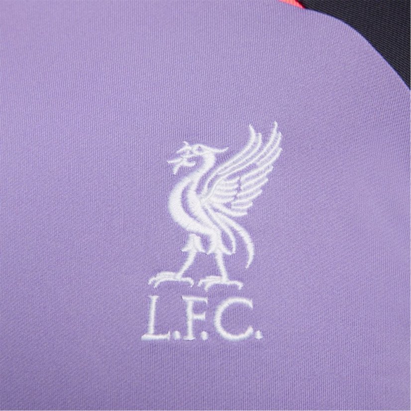 Nike Liverpool F.C. Strike Dri-FIT Knit Football Drill Top Mens Spce Purpl/Wht