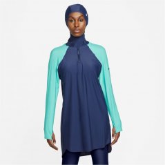 Nike Modest Victory Luxe Full Coverage Swim Dress Washed Teal