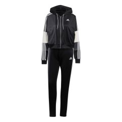 adidas Bold Block Tracksuit Womens Black