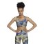 adidas Powerreact Training Medium-Support Allover Print Bra Ld99 Multi