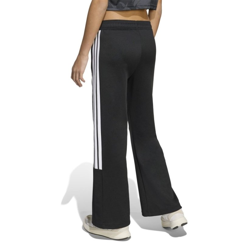 adidas House of Tiro Colors of Football High-Waisted Wide-Leg Joggers Juniors Black/White