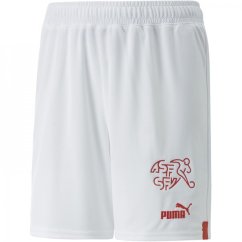 Puma Switzerland Shorts Replica Juniors 2022 Pm Wht/ Rd