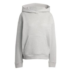 adidas Women's Glitter Over-the-Head Hoodie Silver