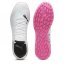 Puma Future 7 Play Astro Turf Football Boots White/Blk/Pink