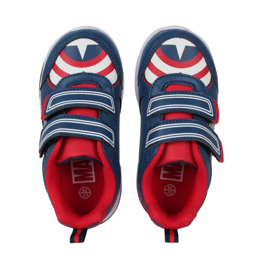 Character Lights Infant Boys Trainers Avengers