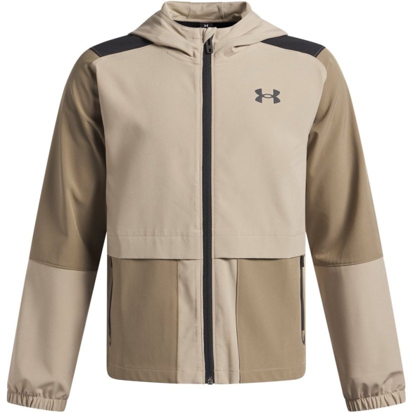 Under Armour UA Unstoppable Woven Boys Jacket Khaki/Bayou/Blk