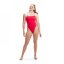 Speedo Lattice Tie-Back Swimsuit Womens Watermelon