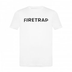 Firetrap Large Logo pánské tričko White