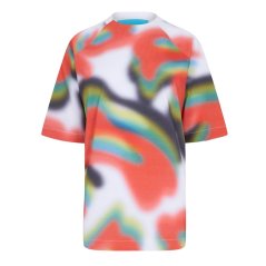 Diadora Flowers Short Sleeve T-Shirt Aop Womens Multi