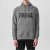 Lonsdale Logo Hoody Dark Heather