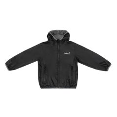 Gelert Kids' Dursley Waterproof Long Sleeve Hooded Jacket Black