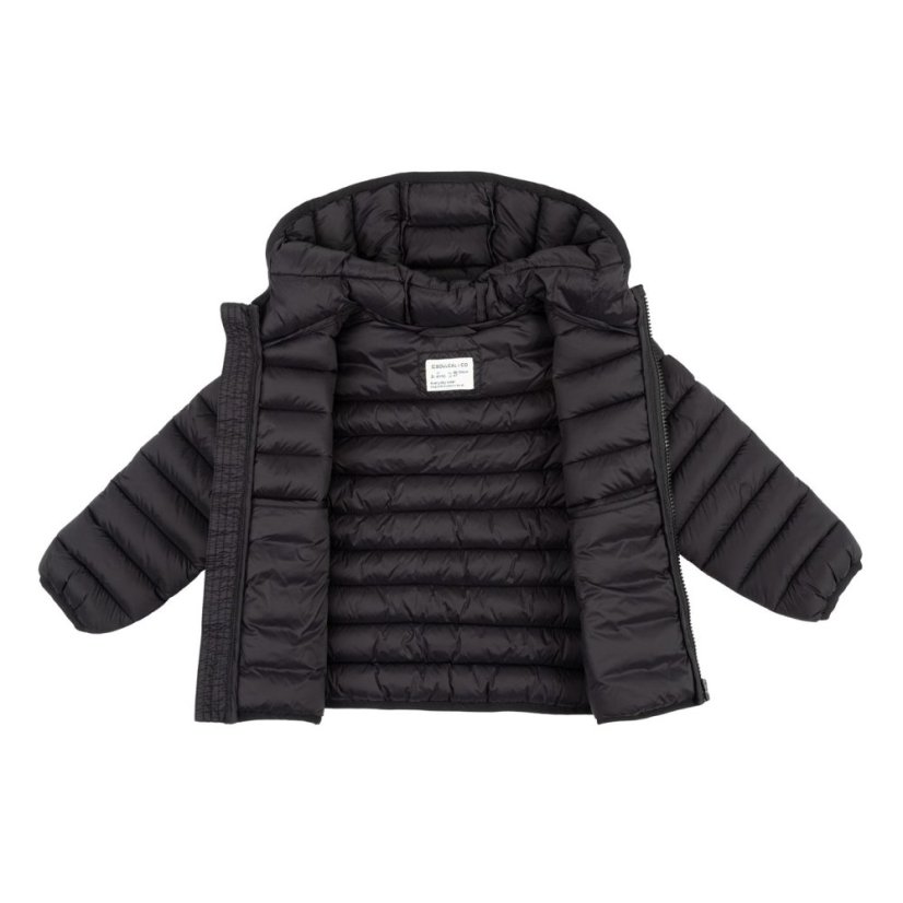 SoulCal Kids' Micro Bubble Long Sleeve Short Puffer Jacket Black