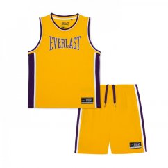 Everlast Basketball Set Junior Boys Purple/Yellow