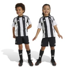 adidas Unisex Kids' Juventus Home Mini Kit White/Black