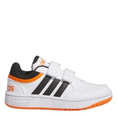 adidas Hoops 3.0 Cf C Basketball Trainers Unisex Kids White/ Black