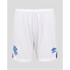 Umbro Rangers Home Shorts 2025 2026 Juniors White/Blue