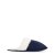 Linea Faux Suede Mule Slipper Navy