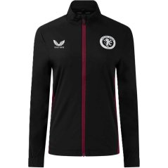 Castore Women's Aston Villa Licensed Rain Anorak Jacket Caviar/Rhd