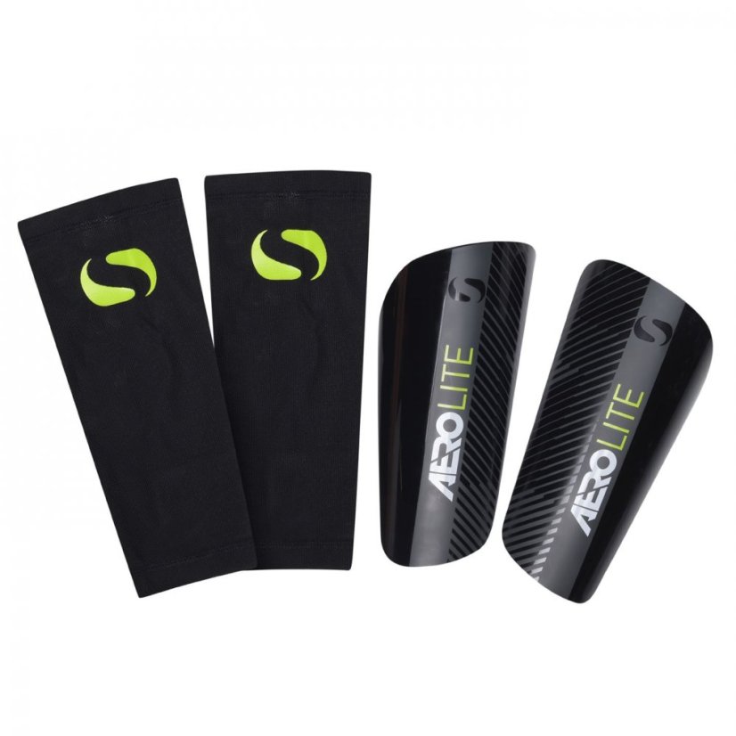 Sondico Aerolite High-Performance Shin Guards Black