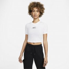 Nike Air Cropped T Shirt Ladies White