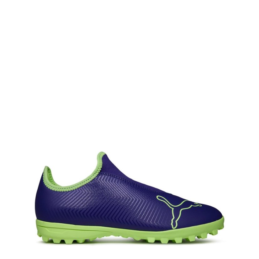 Puma Finesse Astro Turf Football Boots Childrens Purple/Green