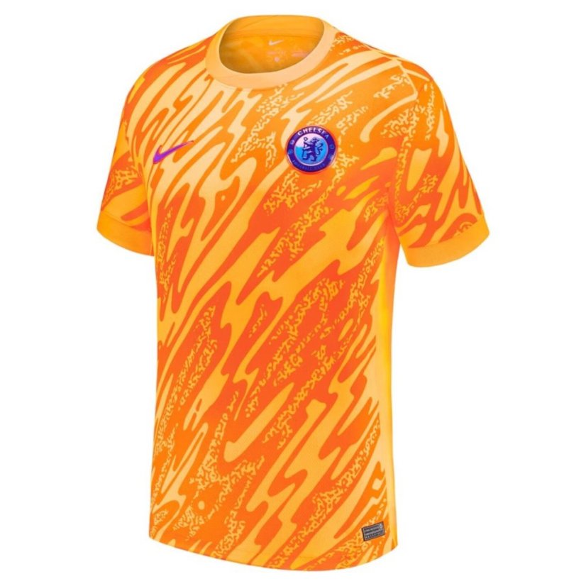 Nike Chelsea Home Goalkeeper Shirt 2024 2025 Juniors Orange