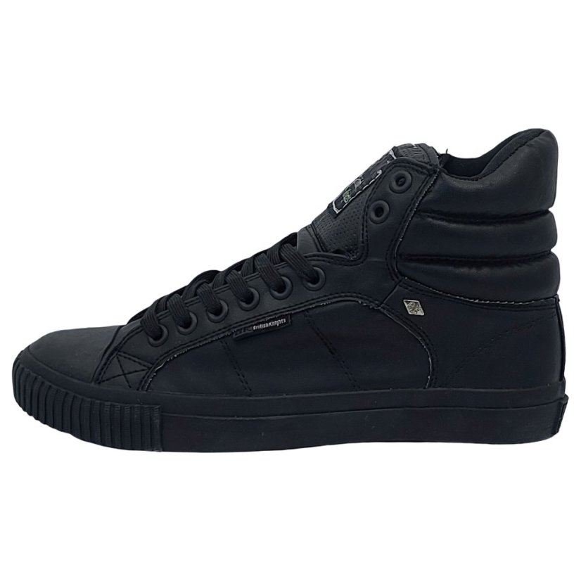 British Knights Atoll Mid Mens Skate Shoes Black/Black