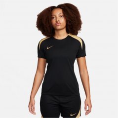 Nike Strike Women's Dri-FIT Short-Sleeve Soccer Top Black/Gold