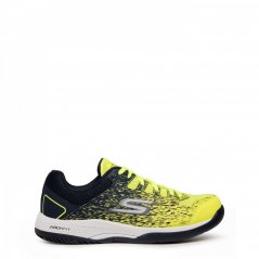 Skechers Pickleball - Synthetic W Mesh & Wit Padel Trainers Mens Yellow/Blue