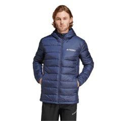 adidas Terrex Multi Light Down Hooded Jacket Navy