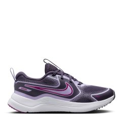 Nike Cosmic Running Shoes Juniors Purple/Pink