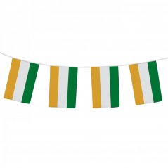 Official Bunting Green/White/Gol