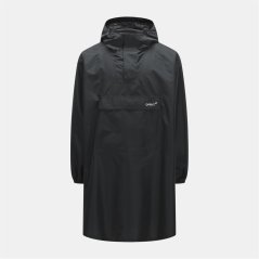 Gelert Men's Long Length Waterproof Hooded Poncho Black