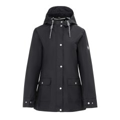 Gelert Womens Coast Hooded Stormlite 5000mm Waterproof Jacket Black