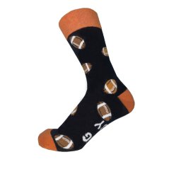 Star Mens Novelty Crew Socks Rugby