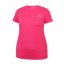 Slazenger Crew Neck Tee Ld43 Brt Pink