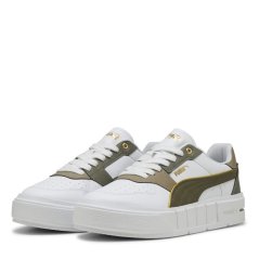 Puma Women's Cali Luxe Court Trainers Nvy/Wht/Blu