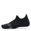 Under Armour Breathe 2 No Show Tab Socks 2pack Black/Reflect